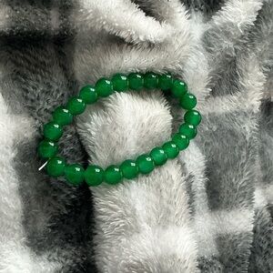 Green Beaded Bracelet